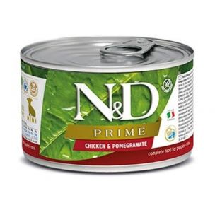 Farmina N&D dog PRIME puppy chicken&pomegranate konzerva 140 g
