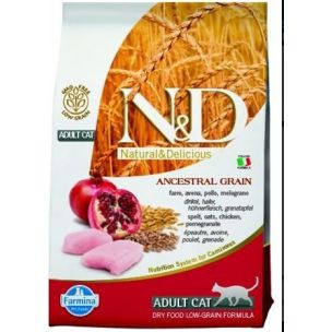 Farmina N&D cat LG adult chicken, spelt, oats&pomegranate 0,3 kg