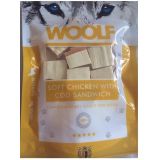 Pamlsok Woolf Dog Chicken & Codfish Soft Sandwich 100 g
