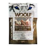 Pamlsok Woolf Dog Rabbit and Cod Triangle 100 g