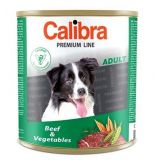 Calibra KONZERVA dog Premium Adult hovädzie&zelenina 800 g