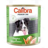 Calibra KONZERVA dog Premium Adult hydina&zelenina 800 g
