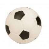 Hračka DUVO+ latexová futbalová lopta čierno/biela 7,9 cm