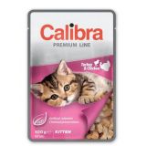 Calibra KAPSIČKA Premium cat Kitten Morka & kura v omáčke 100 g