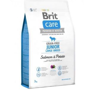 BRIT Care dog Grain free Junior Large Breed Salmon & Potato 3 kg