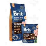 Brit Premium by Nature dog Senior S+ M 15 kg