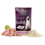 NUEVO cat Kitten Poultry with Rice 85 g kapsičky